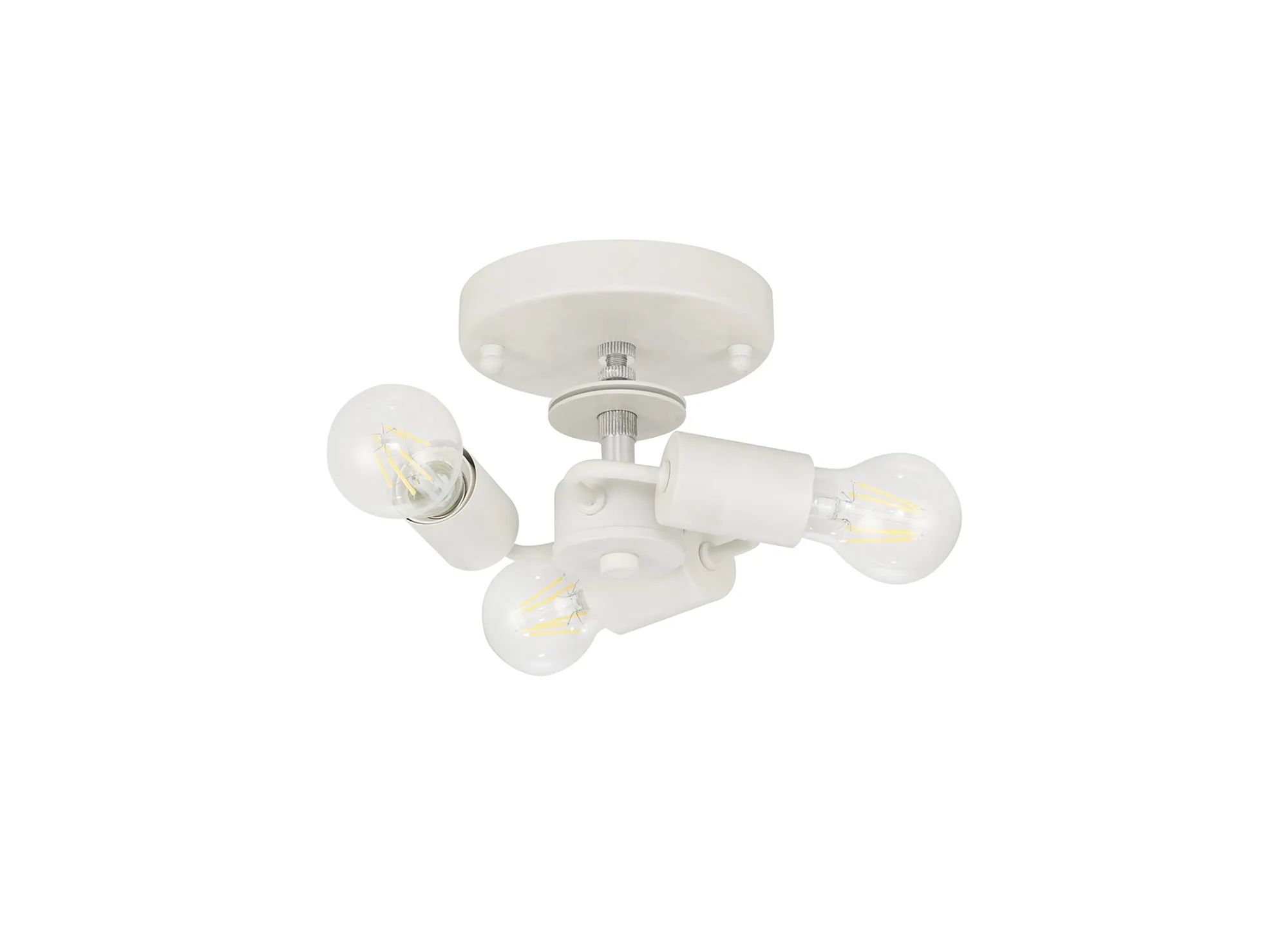 Baymont 50cm Flush 3 Light Taupe/Halo Gold, Frosted Diffuser DK0619  Deco Baymont WH TA